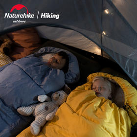 Naturehike挪客儿童户外睡袋夏季野外露营可拼接野营保暖信封睡袋