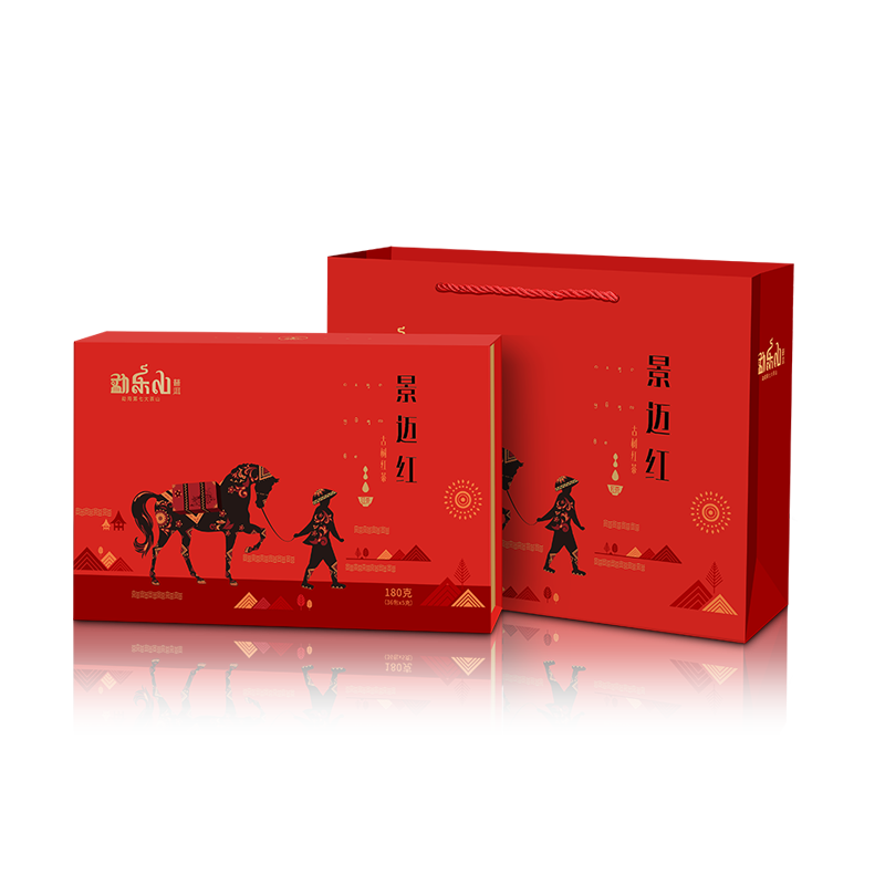 2021古树红茶（景迈红）纸盒装180g