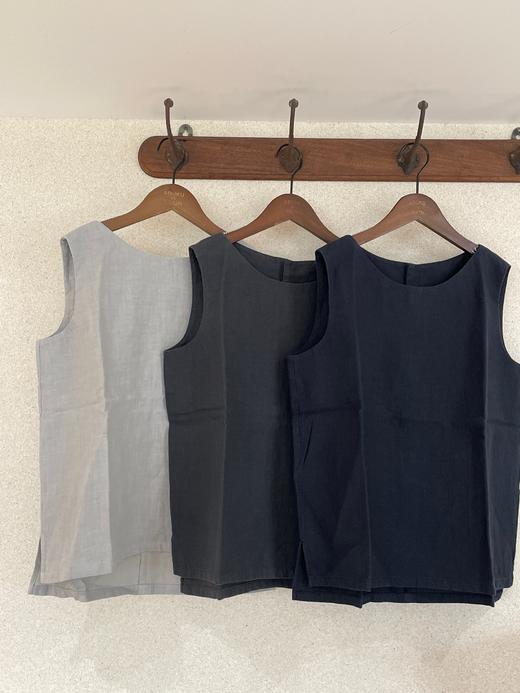 （5折）evameva浅灰深灰蓝黑背心 商品图6