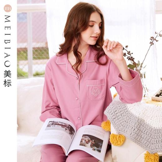 3楼 美标复古刺绣工艺全棉家居服83311 商品图0