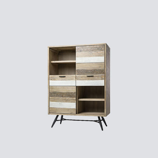 NS家居 nsfurniture进口实木HAVN系列移门餐边柜书柜NSCB-HAVN L04 商品图0