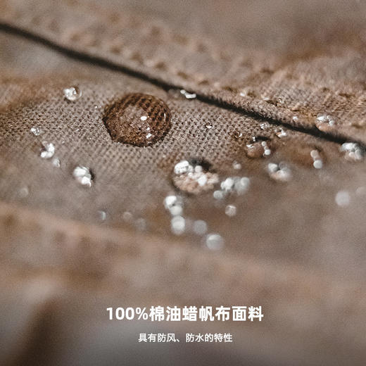 工装优选 美式复古着黄石男主帆布油蜡夹克阿美咔叽油腊外套 商品图2