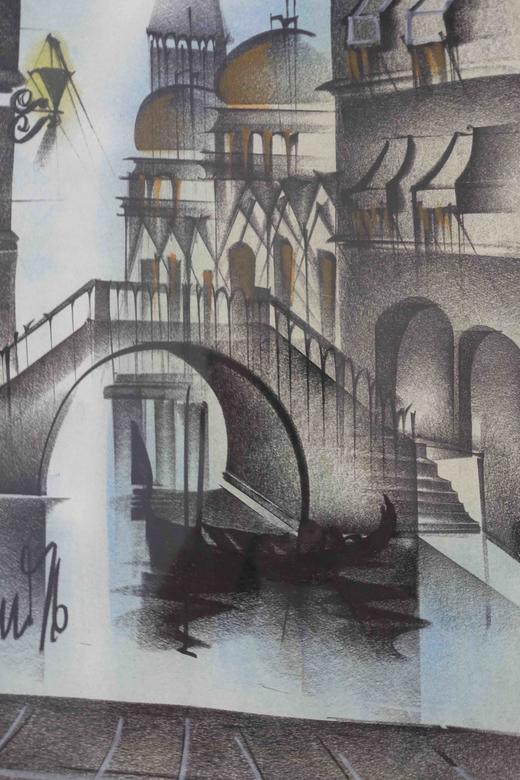 意大利艺术家手绘挂画 商品图1