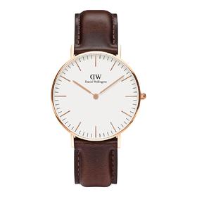 7350068240935 丹尼尔惠灵顿DANIEL WELLINGTON DW 36mm经典商务英伦绅士风牛皮表带石英表女男 DW00100039