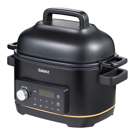 格兰仕黑金刚 多功能锅 多用途料理锅 不粘加深 家用电煎锅电炒锅电烧烤锅电火锅 WMC5001A 商品图3