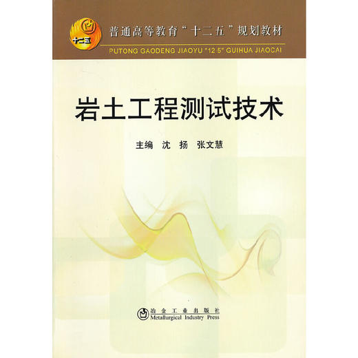 岩土工程测试技术(本科)/沈扬 张文慧 商品图0