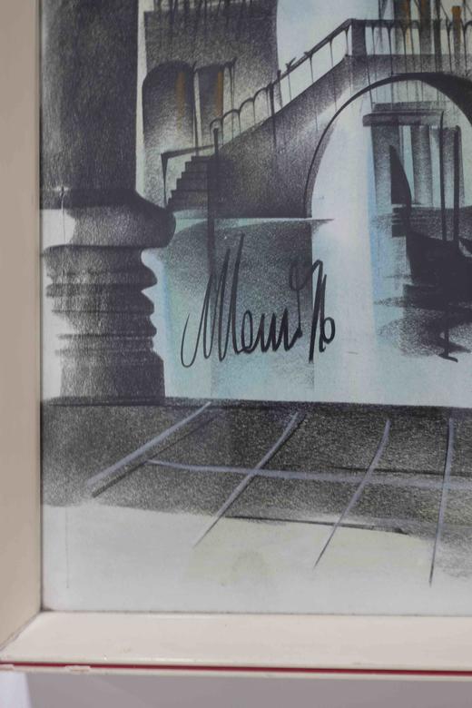 意大利艺术家手绘挂画 商品图2