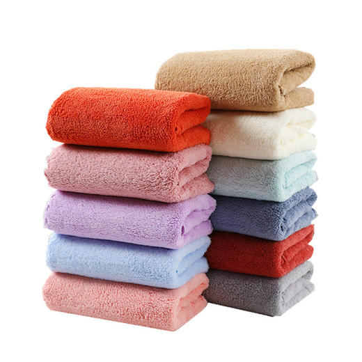 【5条装 】珊瑚绒毛巾30*60cm 家居日用品柔软吸水毛巾 商品图8