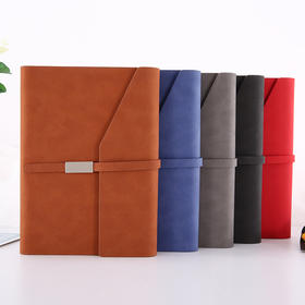 【笔记本】商务A5三折活页笔记本记事本复古