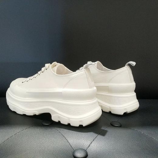 LFGJ 13802 新品超轻厚底牛皮小白鞋 商品图4