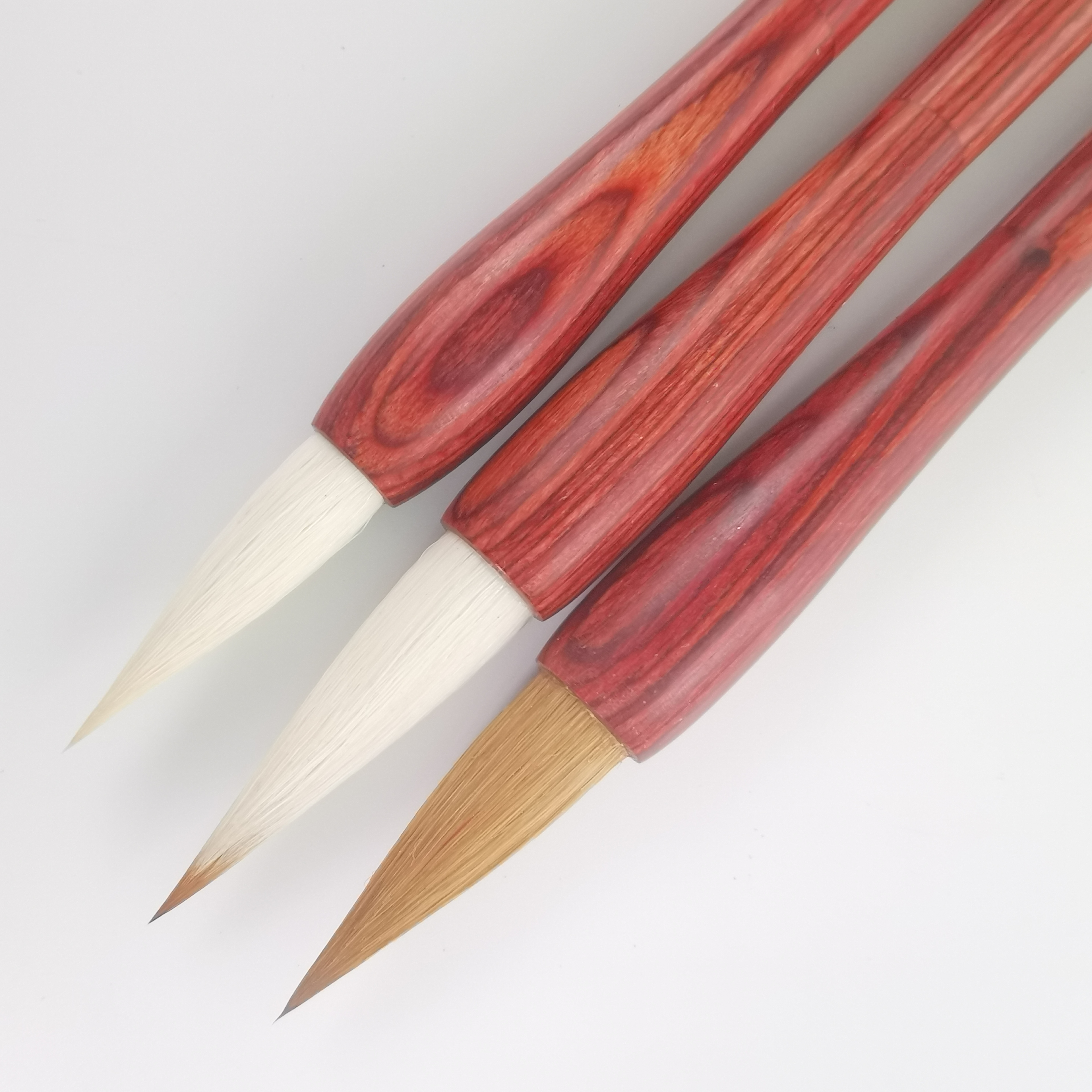 【二王妙笔】红黑檀笔杆 中国结 狼毫、羊毫、兼毫 小行楷 二王 兰亭序