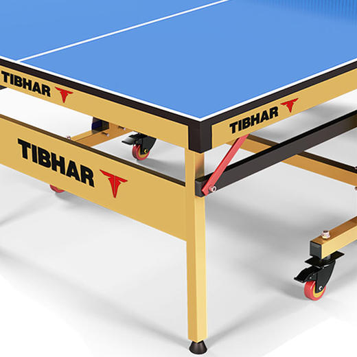 挺拔Tibhar 慕尼黑 整体轮式乒乓球台球桌 国际乒联认证比赛用台 商品图3