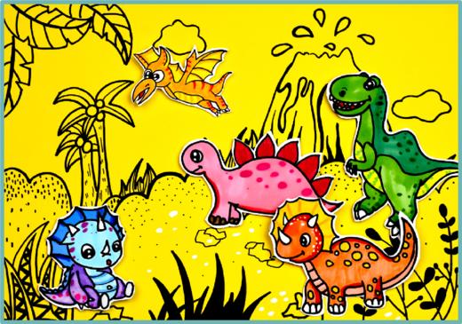 6-8岁综合创意《重返侏罗纪时期》【自动发货：下单后，点击手机短信中收到的链接，即可获取文件下载的链接；如有任何问题，可添加客服微信hm33268获得帮助】
 商品图0