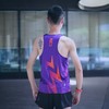 努力奋斗竞速跑步背心 男女款 紫色 黑色 商品缩略图4