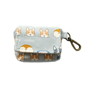 HUJI祤集Snap收纳包插画小小柯基