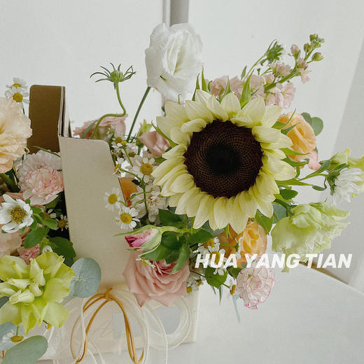 日光森林 奶油向日葵 · 提篮 商品图1