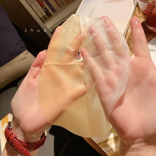 HG 原辰金胶面膜 补水保湿佉暗㕴 提亮去细文 10片/盒 送洗面奶 商品图4