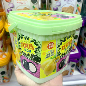 【9.5元/桶】卡士日记柠檬味/椰浆味/可乐味跳跳糖夹心饼干168g