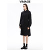 VIMAGE纬漫纪秋季新款洋气气质收腰显瘦连衣裙长裙V1607216 商品缩略图3