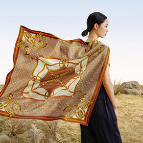 1双面印花大方巾-迷宫