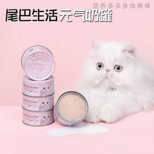 尾巴生活 元气奶罐 猫咪罐头羊奶幼猫零食绝育营养增肥 商品图1