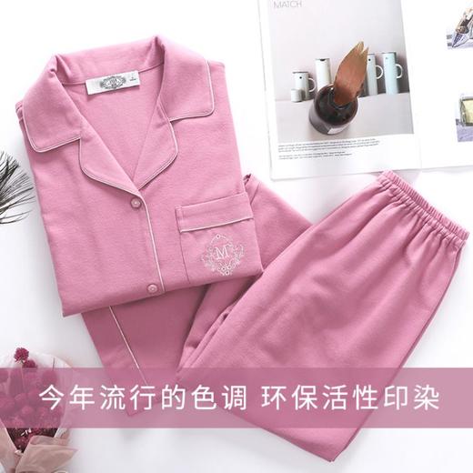 3楼 美标复古刺绣工艺全棉家居服83311 商品图3