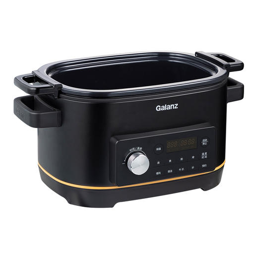 格兰仕黑金刚 多功能锅 多用途料理锅 不粘加深 家用电煎锅电炒锅电烧烤锅电火锅 WMC5001A 商品图4