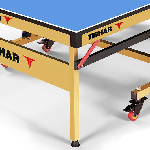 挺拔Tibhar 阿姆斯特丹 整体轮式乒乓球台球桌 国际乒联认证比赛用台 商品图3