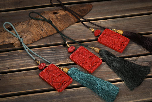 朱砂方牌挂饰 商品图1