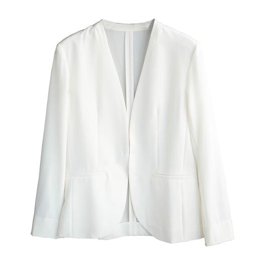 丁摩 春秋简约而不简单高端醋酸面料西装外套Q121182 商品图5