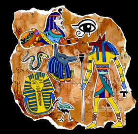 6-8岁综合创意《埃及壁画—了解古埃及文明之秘》【自动发货：下单后，点击手机短信中收到的链接，即可获取文件下载的链接；如有任何问题，可添加客服微信hm33268获得帮助】
