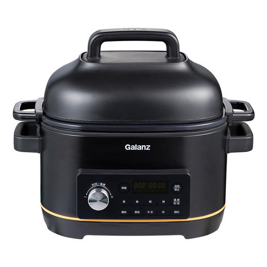 格兰仕黑金刚 多功能锅 多用途料理锅 不粘加深 家用电煎锅电炒锅电烧烤锅电火锅 WMC5001A 商品图1