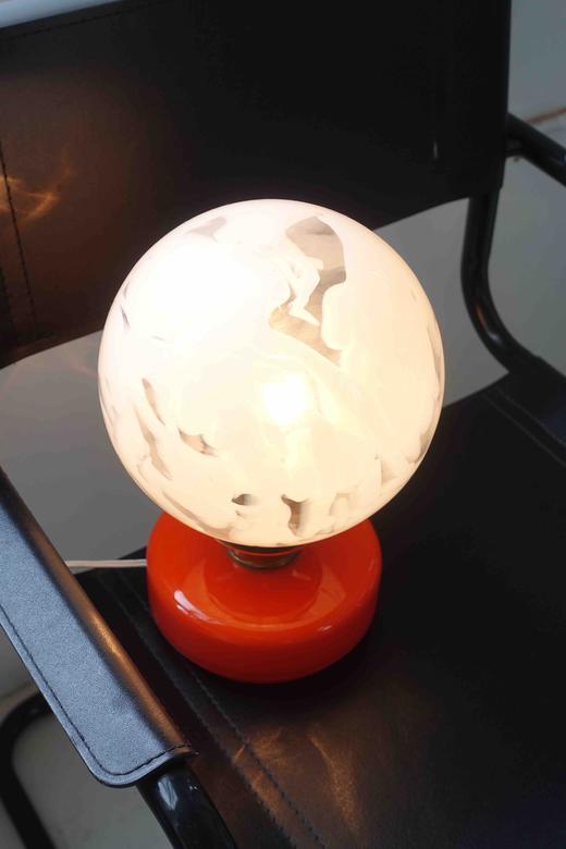 意大利1960s台灯 MURANO橘色 亮灯后绝美 商品图1