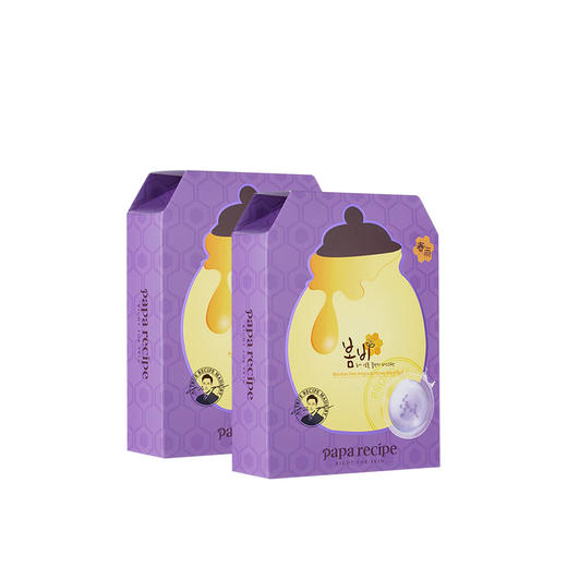 HG 春雨紫蜂蜜补水舒缓面膜6片 商品图0