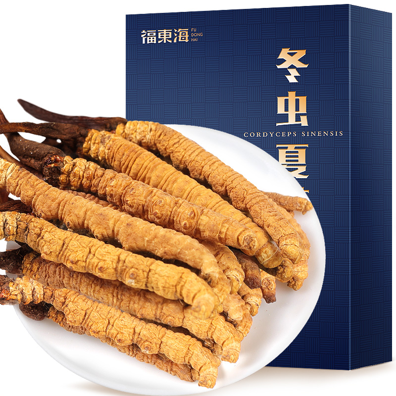 福东海 冬虫夏草4-5条/g 虫草干货礼盒 高海拔雪山虫草 精选品质