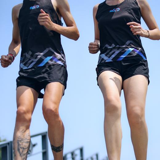 努力奋斗竞速跑步背心 男女款 紫色 黑色 商品图7