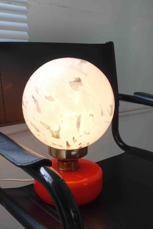 意大利1960s台灯 MURANO橘色 亮灯后绝美 商品图2