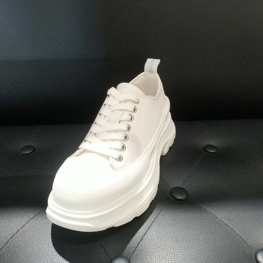 LFGJ 13802 新品超轻厚底牛皮小白鞋 商品图0