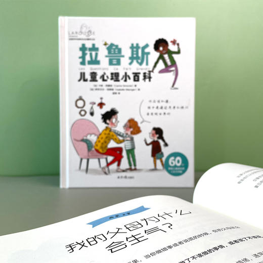 拉鲁斯儿童心理小百科: 60个帮助儿童成长的人生大问题 限时赠送价值48元青春期对话法1册 商品图2