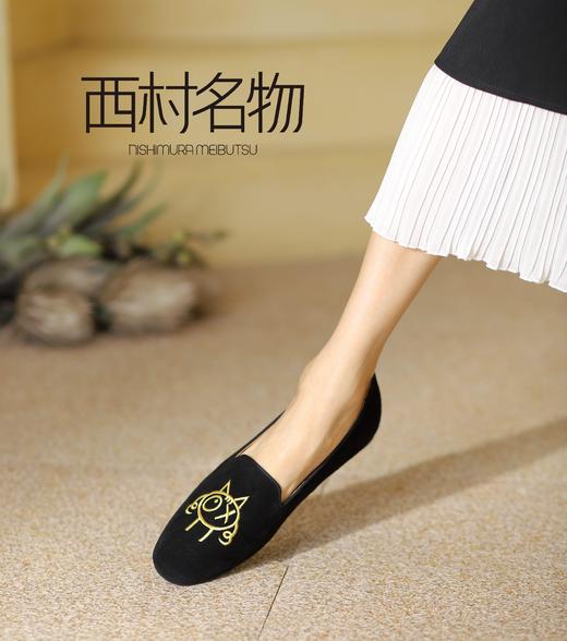 西村名物2021秋季新款时尚休闲单鞋X21CE34741 商品图1