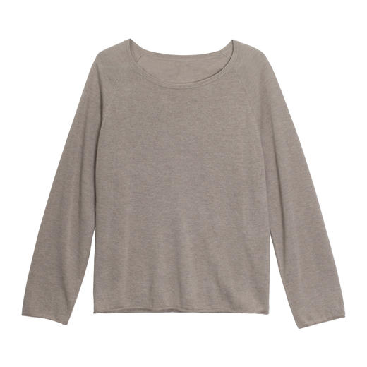 2021新款女士丝羊绒16针平纹打底衫 商品图3