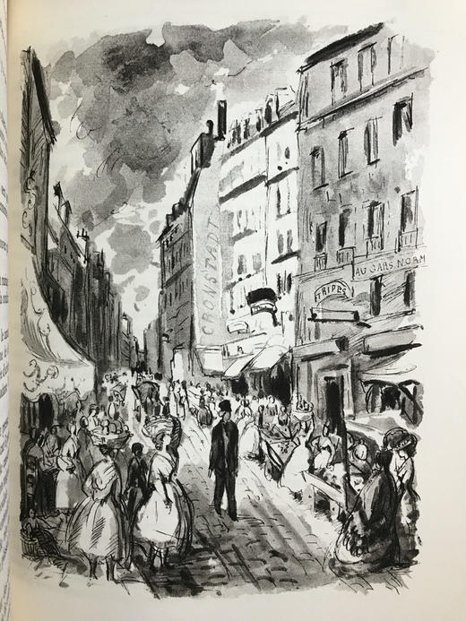 【法语】限量800册！1929年 都德《杰克》 数十幅插图 真皮精装18开 商品图11