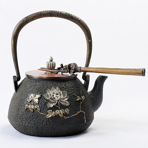 PJ022象头铁壶叉（铜夹） 商品图3