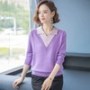 FCY-SG-F1103秋装翻领洋气外穿针织短款打底衫 商品缩略图3