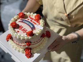 全世界最好的妈妈复古裱花奶油蛋糕