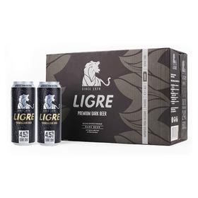 LIGRE麟阁 比利时进口黑啤酒500ML 24瓶  比利时