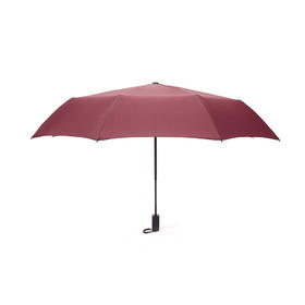 外交官手开三折伞 DFJ-602 酒红色