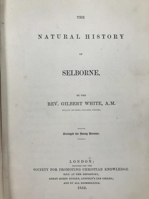 1842年 怀特《塞耳彭自然史》 约50幅木版画插图 漆布精装大32开 商品图2