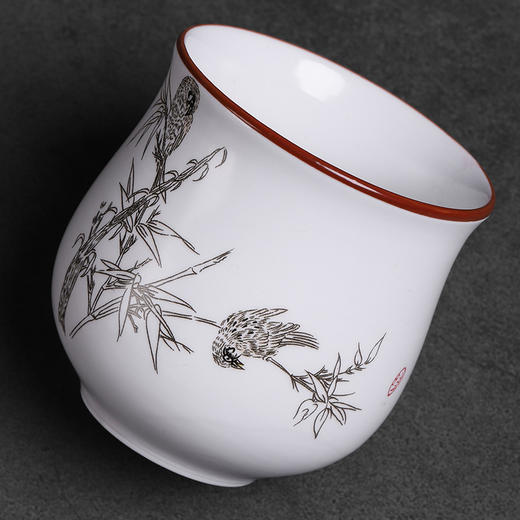 陶瓷提梁壶茶壶大号大容量套装家用客厅茶杯中式中国风功夫茶具 商品图3