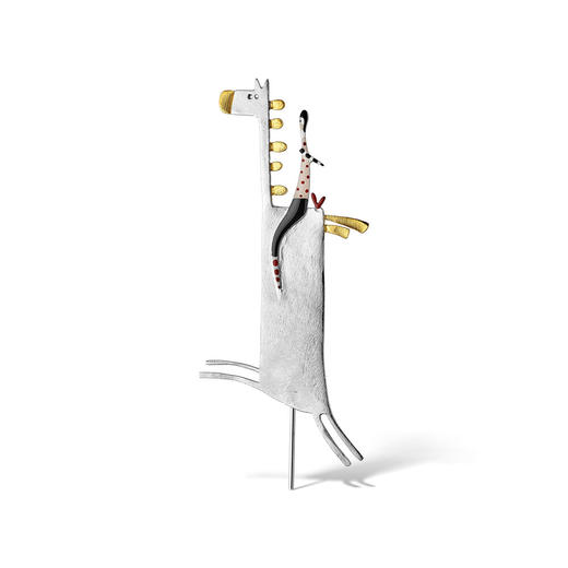 北京仓｜Kiss the Frog-Horse-骑着爱心马奔向你 胸针［希腊设计师］ 商品图2